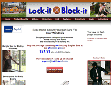 Tablet Screenshot of lockitblockit.com